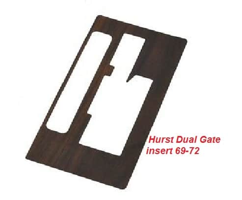 Console Insert: GTO Hurst Dual Gate 69-72